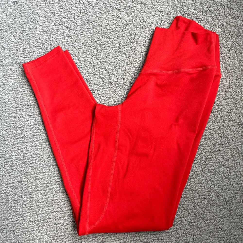 Balance Athletica blood orange leggings